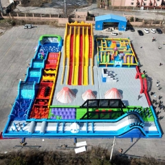 167*133ft inflatable game park