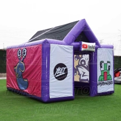 purple game tent