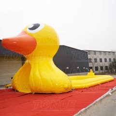 yellow duck inflatable water pool