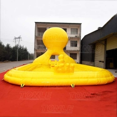 yellow duck inflatable water pool