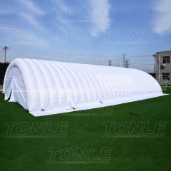 white inflatable water pool tent