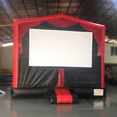 movie screen bounce house