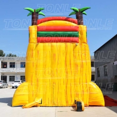 tropical jungle inflatable water slide