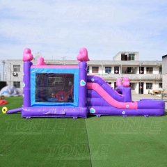 unicorn bouncy castle with slide