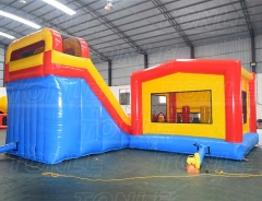 module bounce house with slide