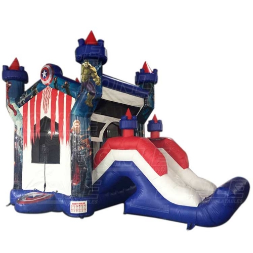 inflatable avenger castle with slide