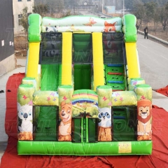 zoo inflatable animal slide