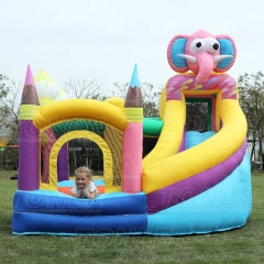 outdoor commercial Oxford elephant bounce house jumper castle inflatable bouncer