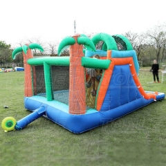 oxford cloth forest jungle moonwalk jumper bouncy jump castle inflatable bouncer commercial bounce house