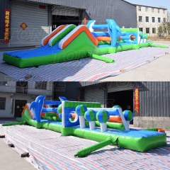 inflatable water floating obstacle course games