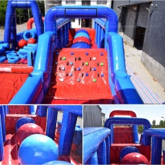 inflatable army obstacle course