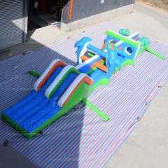 inflatable army obstacle course