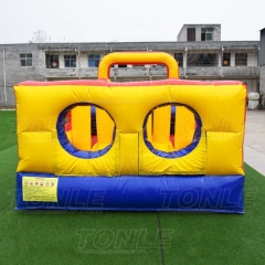 double competition inflatable obstacle course