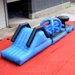 giant breathless inflatable tight slip n slide