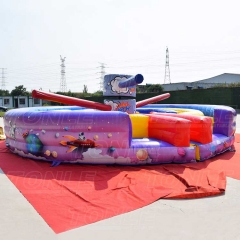 multi-player Circular adventure inflatable Kapow obstacle course race games
