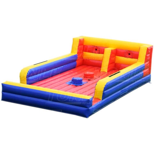 inflatable gladiator and bungee jumping game