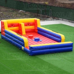 inflatable gladiator and bungee jumping game