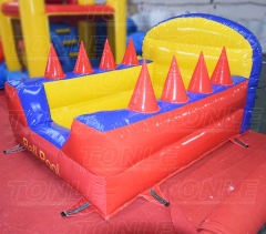 custom factory inflatable yellow air juggler games
