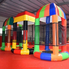 cheap inflatable bungee trampoline