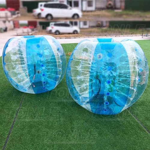 custom inflatable bubble football loopy bumper ball