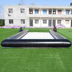 giant breathless inflatable tight slip n slide