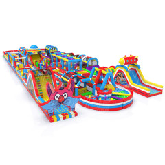 30*20m large bounce trampoline inflatable world