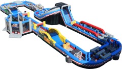 30*20m large bounce trampoline inflatable world