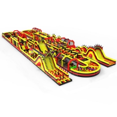 China manufacturer custom inflatable 5k obstacle course
