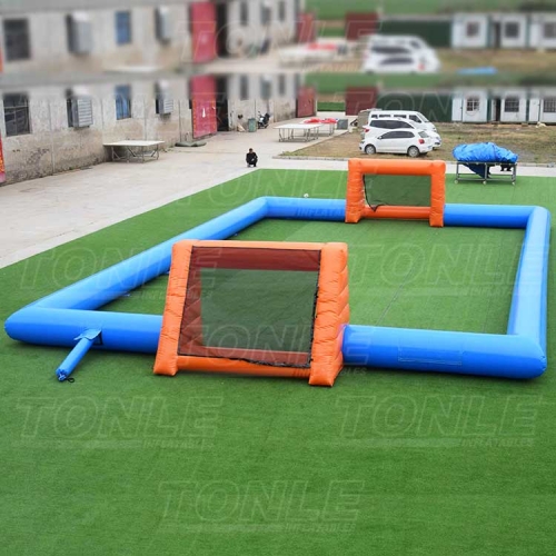 custom cheap inflatable football field competitive competition