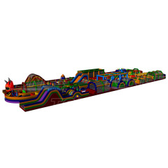 30*20m large bounce trampoline inflatable world
