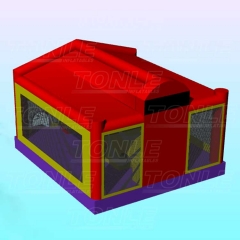 cheap wholesale inflatable classical red bounce house jumping castle