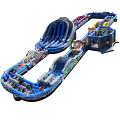 30*20m large bounce trampoline inflatable world