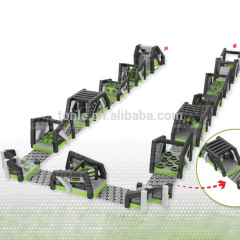 U-turn giant inflatable obstacle course