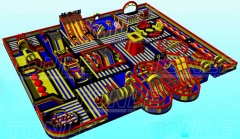 30*20m custom large bounce house inflatable park