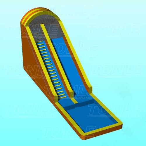 marble inflatable water slide