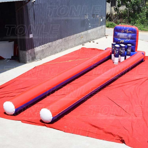 soccer bowling inflatable game