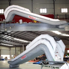 dock inflatable water slide