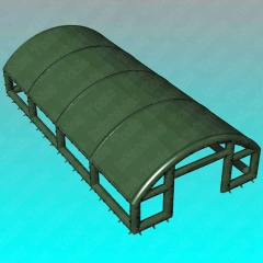 airtight inflatable structure air shelter or industrial tent