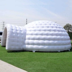 giant white inflatable igloo tent