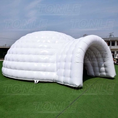 giant white inflatable igloo tent