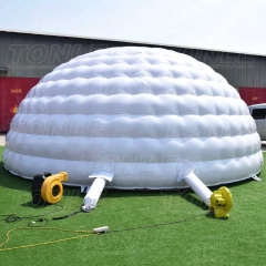 giant white inflatable igloo tent