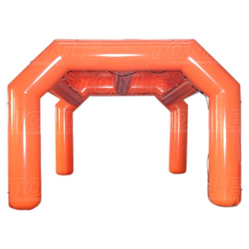 custom cheap wholesale orange inflatable misting tent