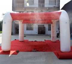 inflatable misting station tent