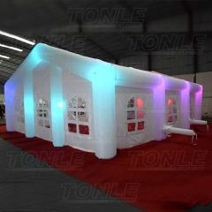 LED light inflatable house room for event