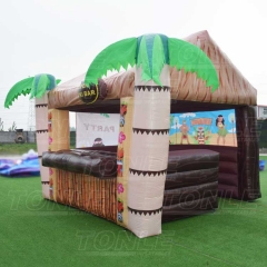 custom factory inflatable Savage jungle stall tent