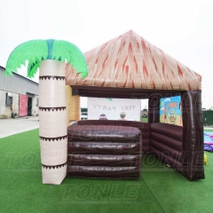 custom factory inflatable Savage jungle stall tent