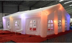 LED light inflatable house room for event