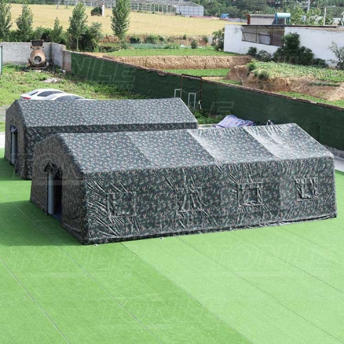 custom outdoor large camping medical inflatable army camouflage house tent