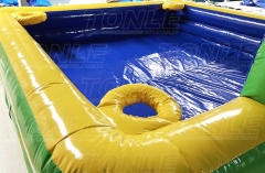 palm tree inflatable foam pit