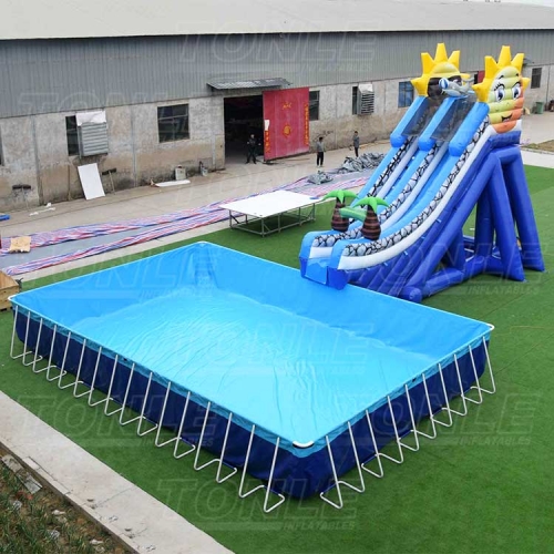 giant outdoor wholesale inflatable water bracket pool(only water bracket pool)